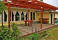 Custom deck and arbor overhang in Fort Bragg, CA