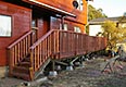 Deck and stairs after restoration