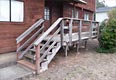 Deck and stairs before restoration