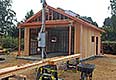 Garage ready for roofing