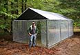 Garden greenhouse in Fort Bragg, CA